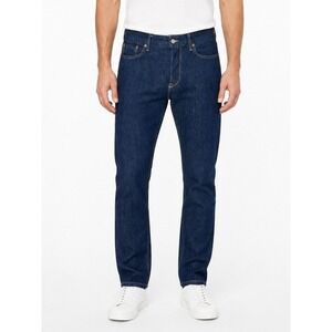 Buck Mason Jeans Mens 34 x 34 Dark Indigo Maverick Slim 14oz Double Dipped 12101